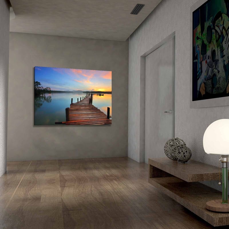 Dekorativ Canvasbillede 70x100 cm - Flerfarvet - Boligtilbehør - Billeder & kunst - Billeder på lærred