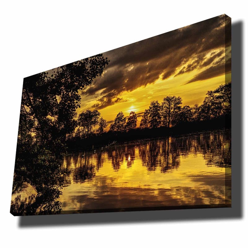 Dekorativ Canvasbillede 70x100 cm - Flerfarvet - Boligtilbehør - Billeder & kunst - Billeder på lærred