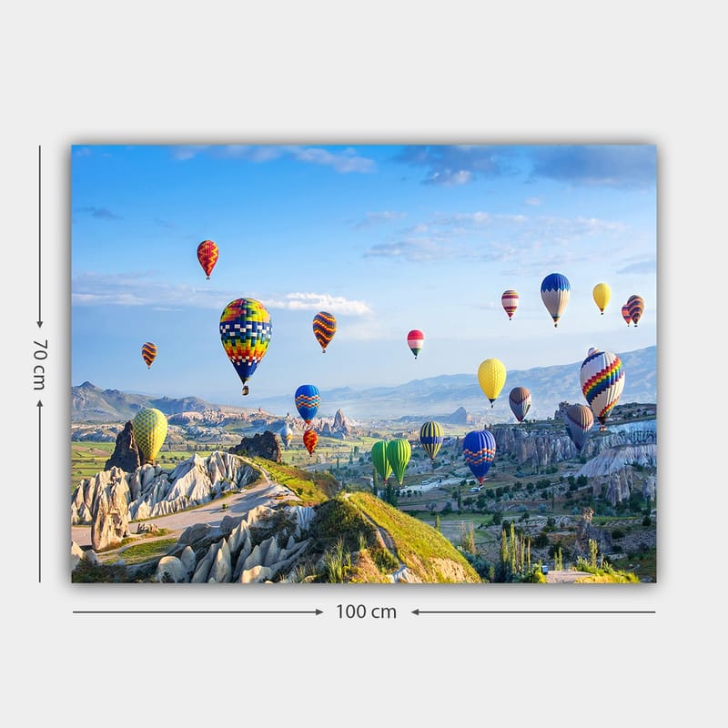 Dekorativ Canvasbillede 70x100 cm - Flerfarvet - Boligtilbehør - Billeder & kunst - Billeder på lærred