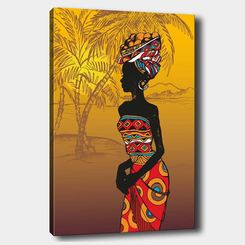 Dekorativ Canvasbillede 70x100 cm - Flerfarvet - Boligtilbehør - Billeder & kunst - Billeder på lærred