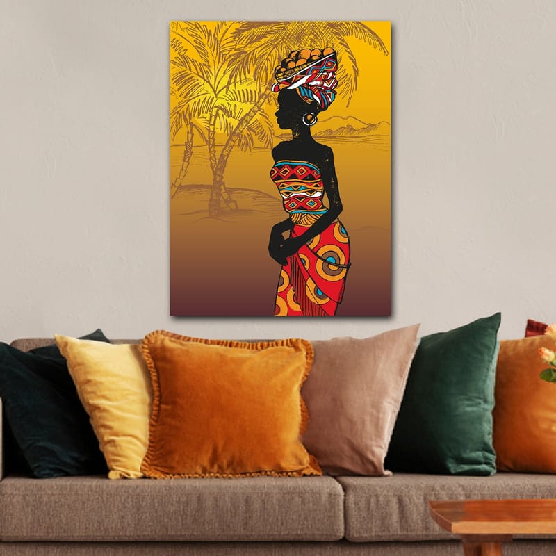 Dekorativ Canvasbillede 70x100 cm - Flerfarvet - Boligtilbehør - Billeder & kunst - Billeder på lærred