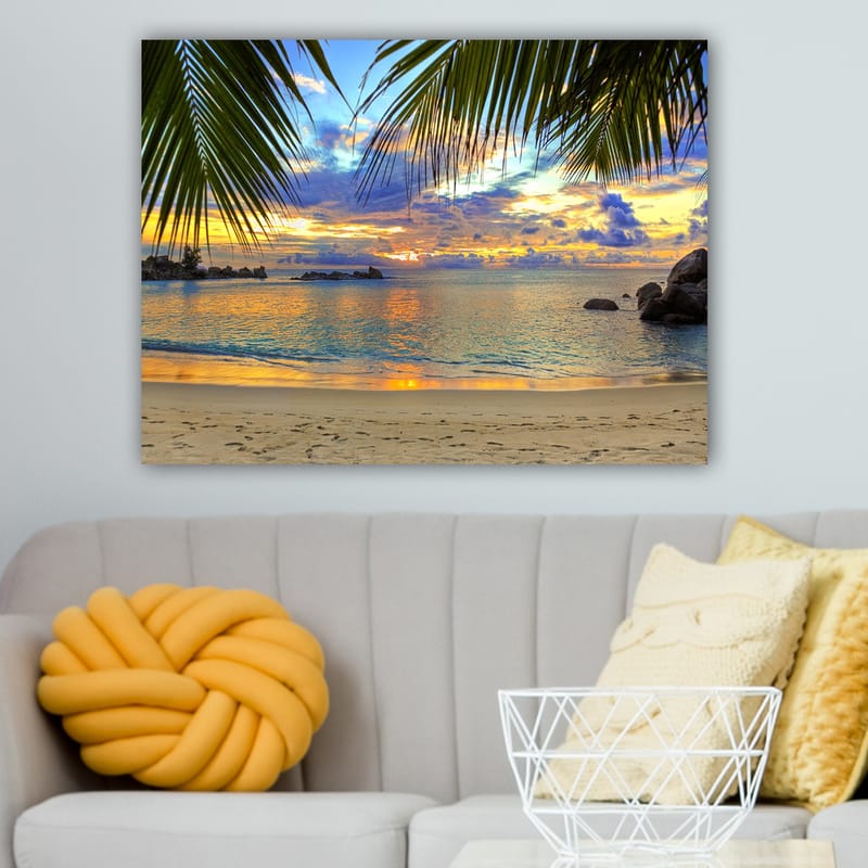 Dekorativ Canvasbillede 70x100 cm - Flerfarvet - Boligtilbehør - Billeder & kunst - Billeder på lærred