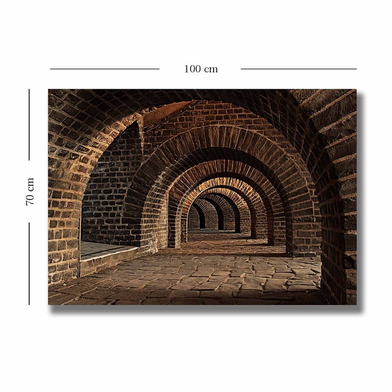 Dekorativ Canvasbillede 70x100 cm - Flerfarvet - Boligtilbehør - Billeder & kunst - Billeder på lærred
