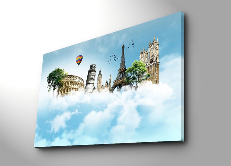 Dekorativ Canvasbillede 70x100 cm, Flerfarvet