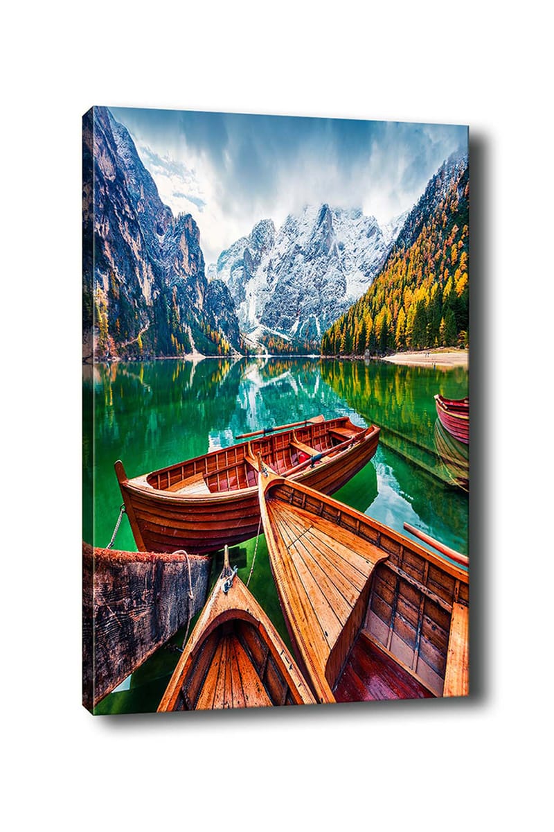Dekorativ Canvasbillede 70x100 cm - Flerfarvet - Boligtilbehør - Billeder & kunst - Billeder på lærred
