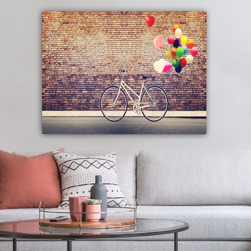 Dekorativ Canvasbillede 70x100 cm - Flerfarvet - Boligtilbehør - Billeder & kunst - Billeder på lærred