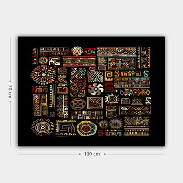 Dekorativ Canvasbillede 70x100 cm - Flerfarvet - Boligtilbehør - Billeder & kunst - Billeder på lærred