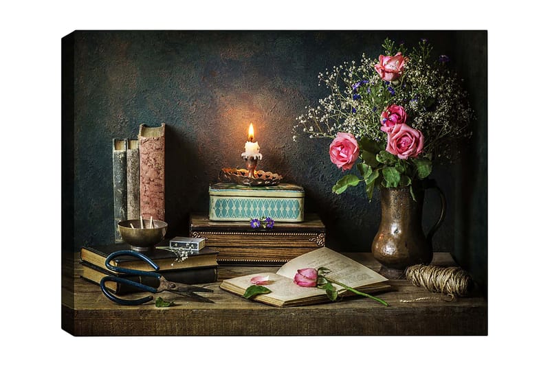 Dekorativ Canvasbillede 70x100 cm - Flerfarvet - Boligtilbehør - Billeder & kunst - Billeder på lærred