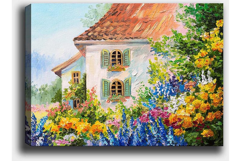 Dekorativ Canvasbillede 70x100 cm - Flerfarvet - Boligtilbehør - Billeder & kunst - Billeder på lærred