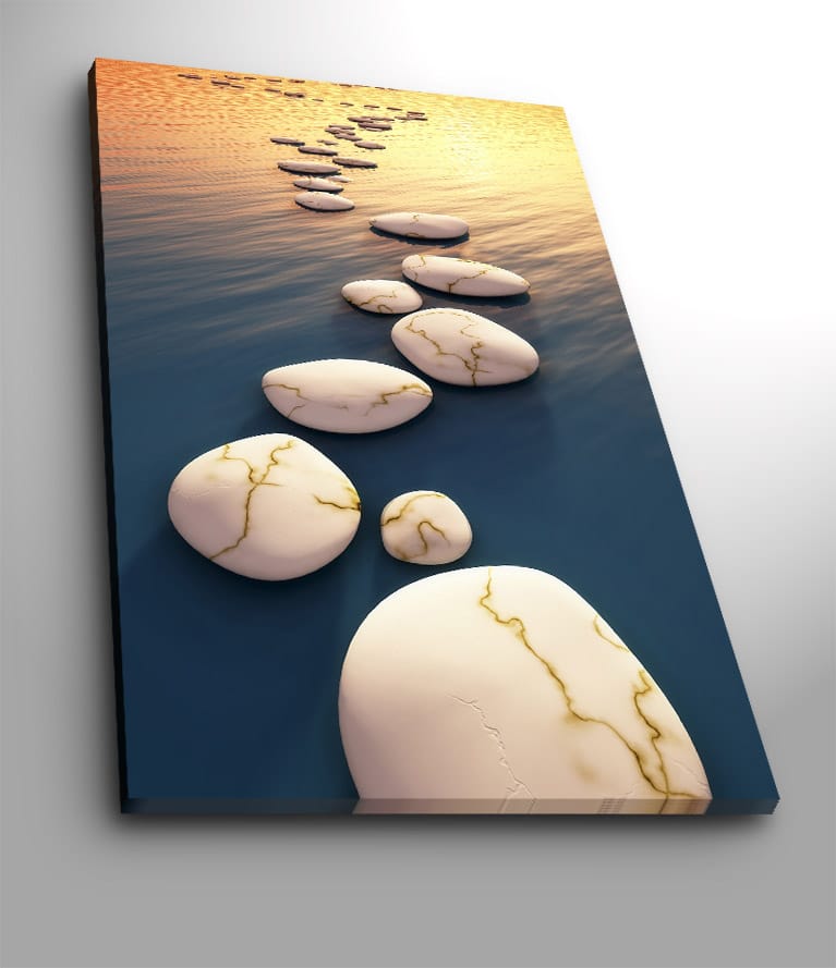 Dekorativ Canvasbillede 70x100 cm - Flerfarvet - Boligtilbehør - Billeder & kunst - Billeder på lærred