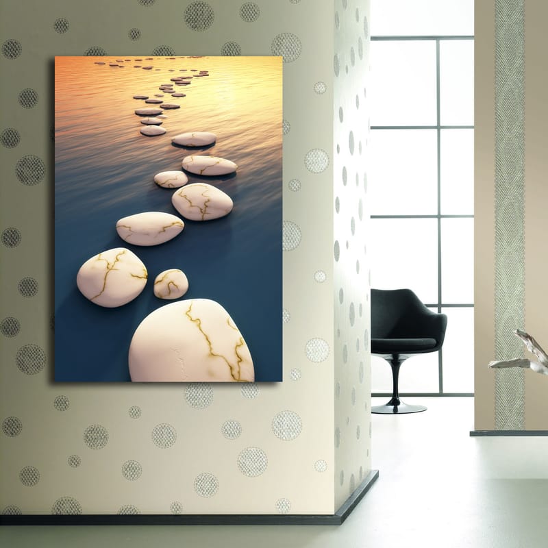 Dekorativ Canvasbillede 70x100 cm - Flerfarvet - Boligtilbehør - Billeder & kunst - Billeder på lærred