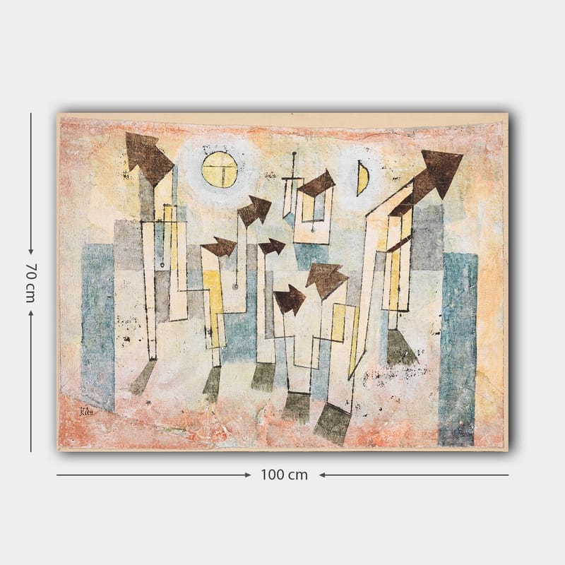 Dekorativ Canvasbillede 70x100 cm - Flerfarvet - Boligtilbehør - Billeder & kunst - Billeder på lærred