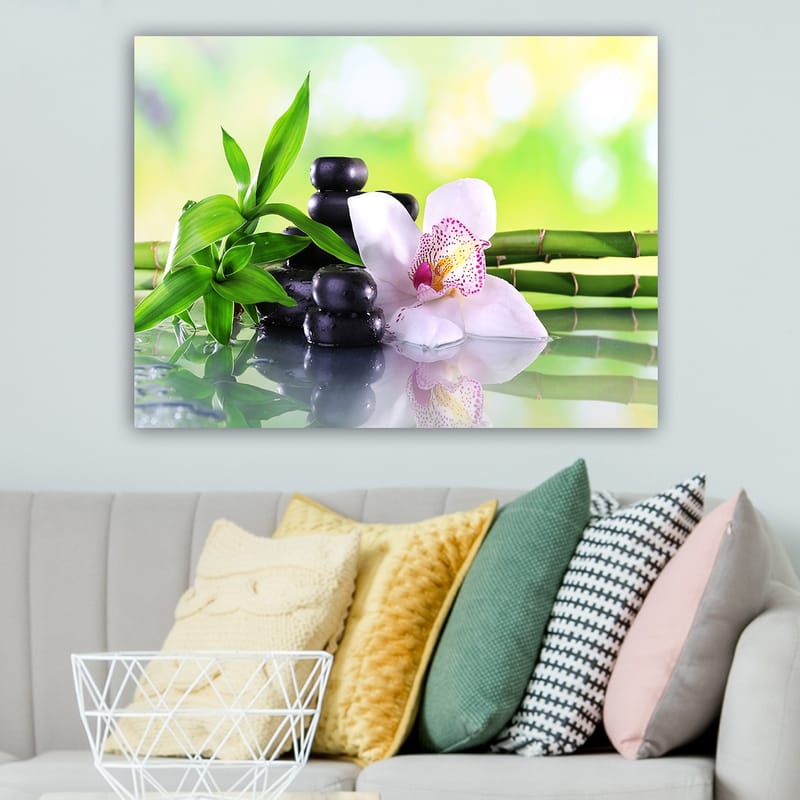Dekorativ Canvasbillede 70x100 cm - Flerfarvet - Boligtilbehør - Billeder & kunst - Billeder på lærred