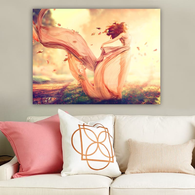 Dekorativ Canvasbillede 70x100 cm - Flerfarvet - Boligtilbehør - Billeder & kunst - Billeder på lærred