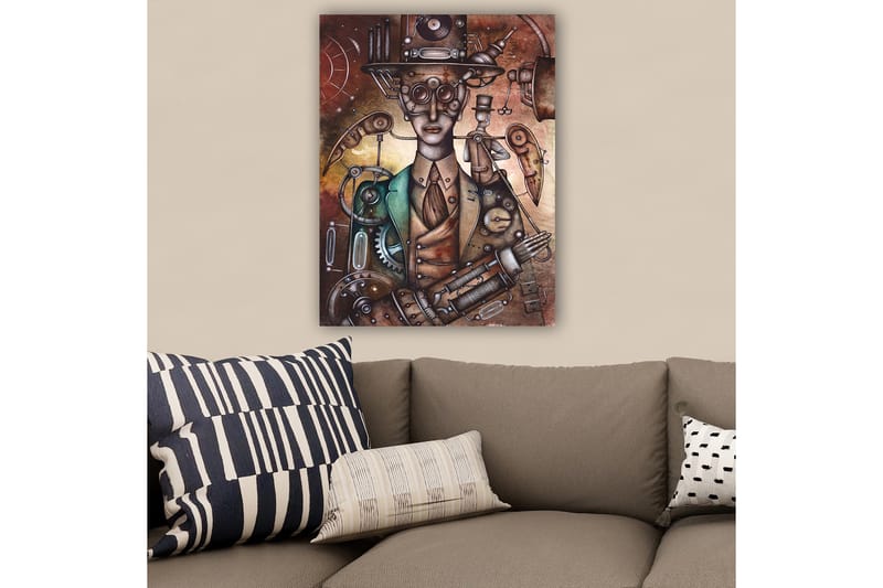 Dekorativ Canvasbillede 70x100 cm - Flerfarvet - Boligtilbehør - Billeder & kunst - Billeder på lærred