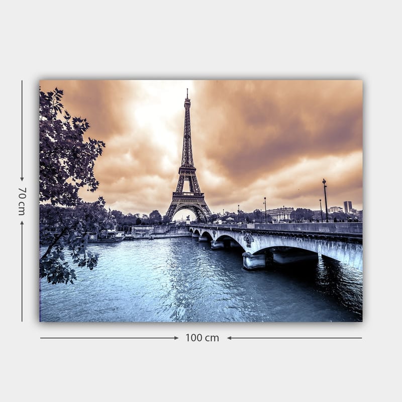 Dekorativ Canvasbillede 70x100 cm - Flerfarvet - Boligtilbehør - Billeder & kunst - Billeder på lærred