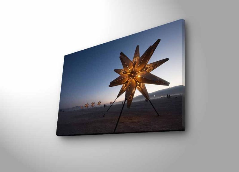 Dekorativ Canvasbillede med LED 45x70 cm - Flerfarvet - Boligtilbehør - Billeder & kunst - Billeder på lærred