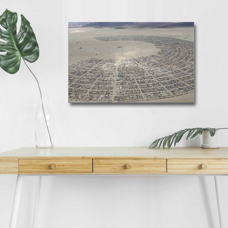Dekorativ Canvasbillede med LED 45x70 cm - Flerfarvet - Boligtilbehør - Billeder & kunst - Billeder på lærred