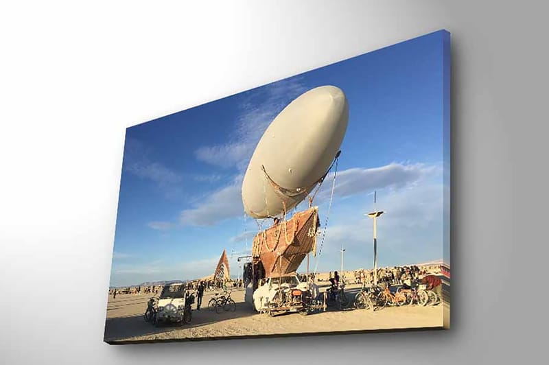 Dekorativ Canvasbillede med LED 45x70 cm - Flerfarvet - Boligtilbehør - Billeder & kunst - Billeder på lærred