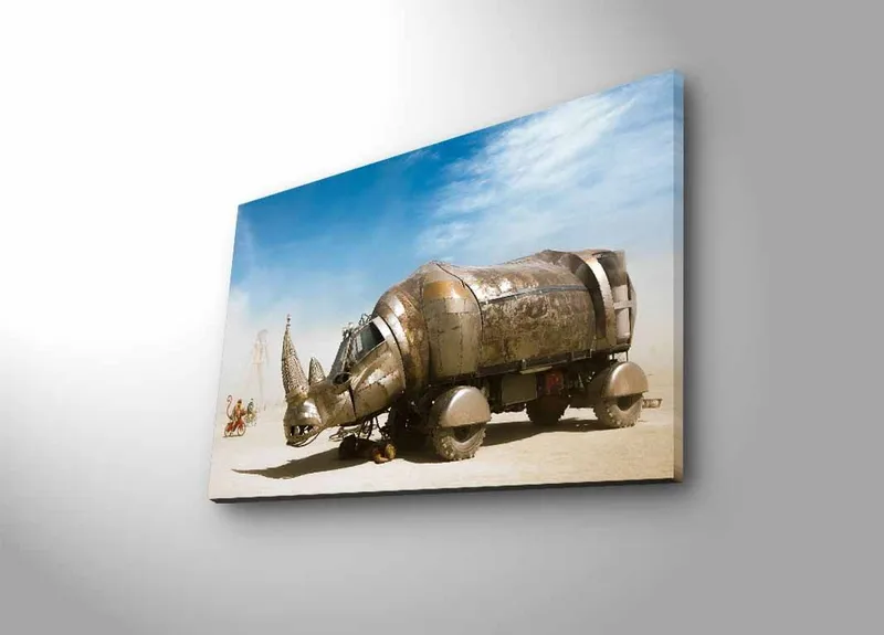 Dekorativ Canvasbillede med LED 45x70 cm, Flerfarvet