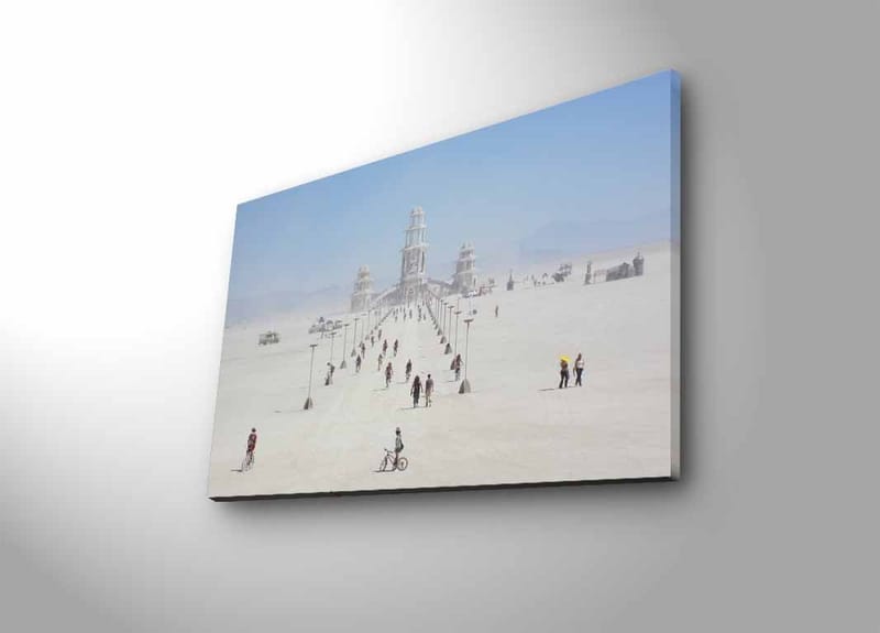 Dekorativ Canvasbillede med LED 45x70 cm, Flerfarvet