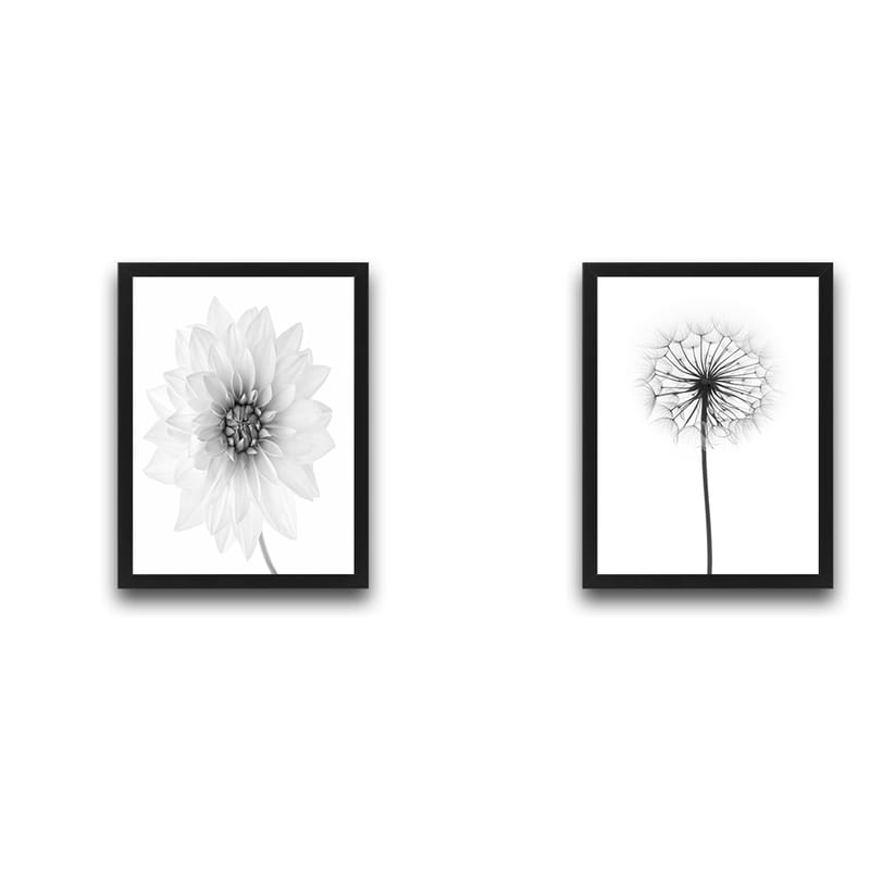 Dekorativ indrammet maleri 2-Dele 30x40 cm - Flerfarvet - Boligtilbehør - Billeder & kunst - Billeder på lærred