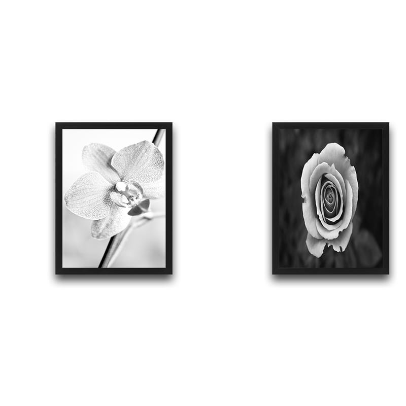 Dekorativ indrammet maleri 2-Dele 30x40 cm - Flerfarvet - Boligtilbehør - Billeder & kunst - Billeder på lærred