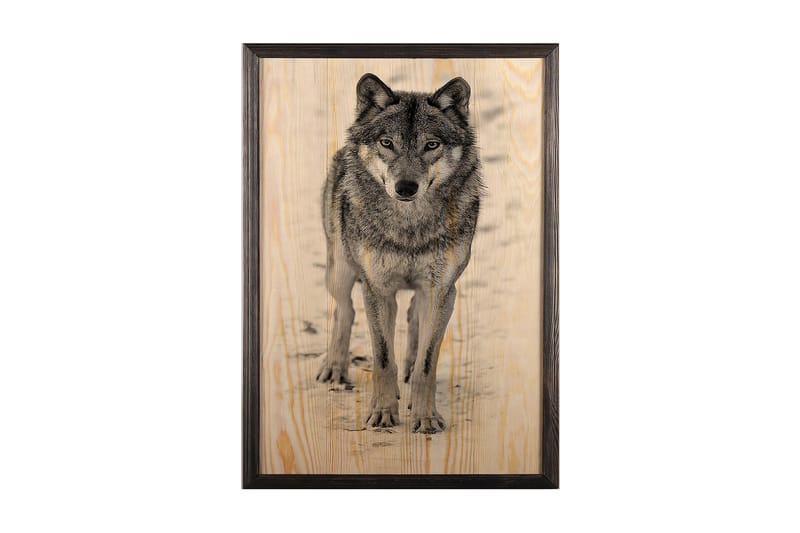 Dekorativ indrammet maleri  35x50 cm - Flerfarvet - Boligtilbehør - Billeder & kunst - Billeder på lærred
