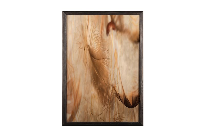 Dekorativ indrammet maleri  35x50 cm - Flerfarvet - Boligtilbehør - Billeder & kunst - Billeder på lærred