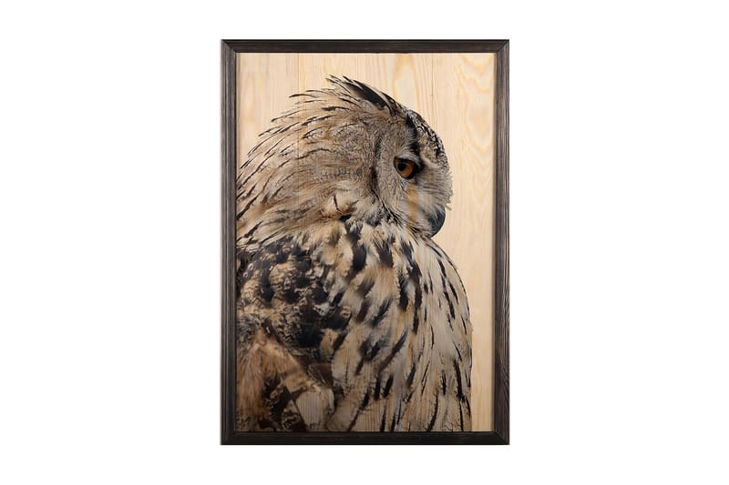 Dekorativ indrammet maleri  35x50 cm - Flerfarvet - Boligtilbehør - Billeder & kunst - Billeder på lærred
