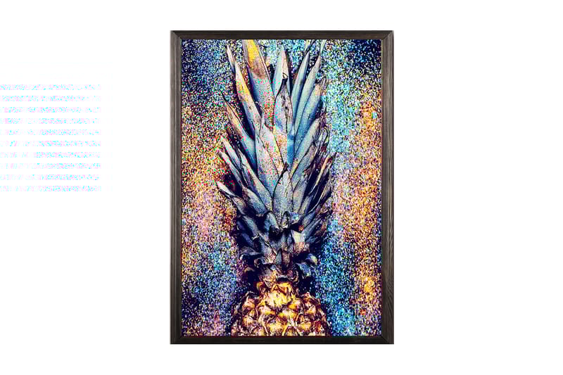 Dekorativ indrammet maleri  35x50 cm - Flerfarvet - Boligtilbehør - Billeder & kunst - Billeder på lærred