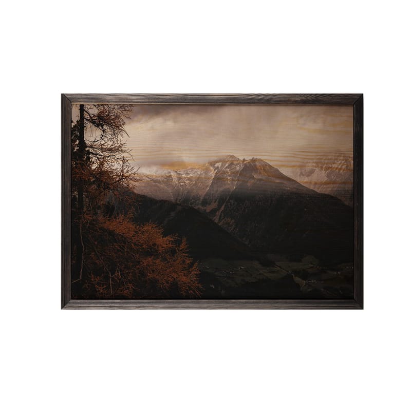Dekorativ indrammet maleri  35x50 cm - Flerfarvet - Boligtilbehør - Billeder & kunst - Billeder på lærred