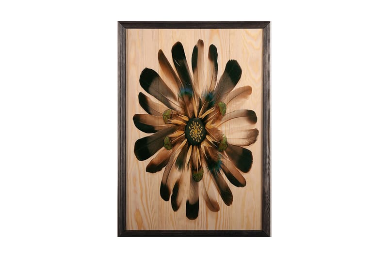 Dekorativ indrammet maleri  50x70 cm - Flerfarvet - Boligtilbehør - Billeder & kunst - Billeder på lærred
