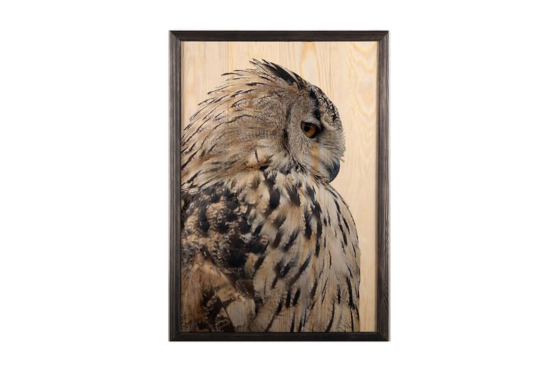 Dekorativ indrammet maleri  50x70 cm - Flerfarvet - Boligtilbehør - Billeder & kunst - Billeder på lærred
