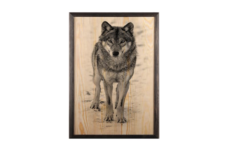 Dekorativ indrammet maleri  50x70 cm - Flerfarvet - Boligtilbehør - Billeder & kunst - Billeder på lærred