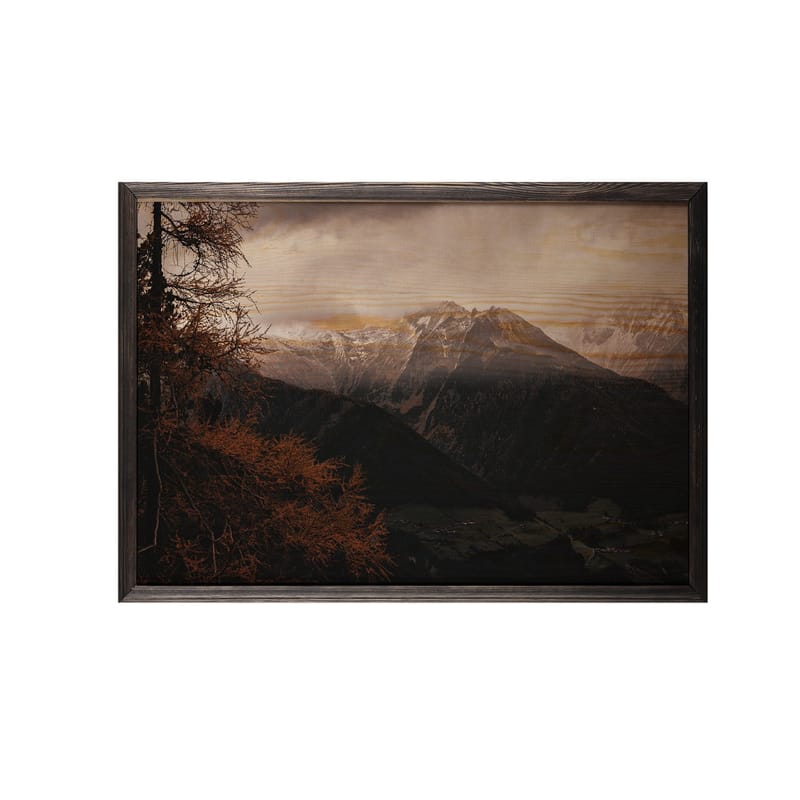 Dekorativ indrammet maleri  50x70 cm - Flerfarvet - Boligtilbehør - Billeder & kunst - Billeder på lærred