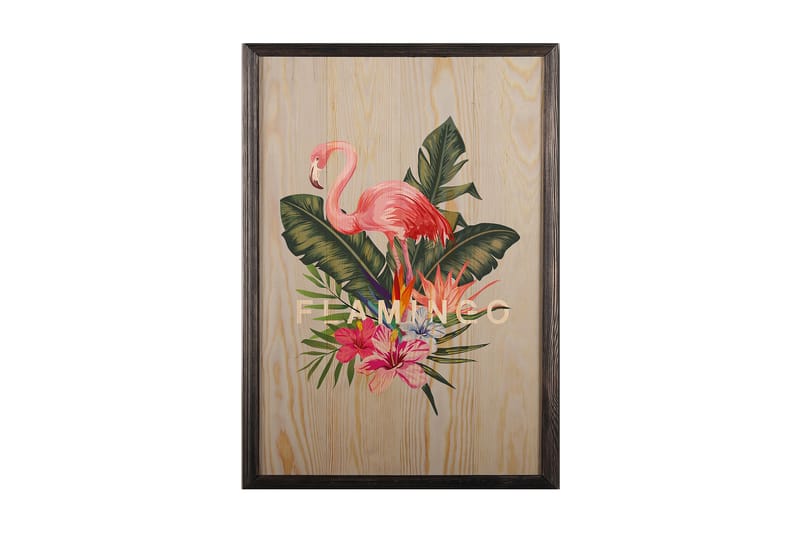 Dekorativ indrammet maleri  50x70 cm - Flerfarvet - Boligtilbehør - Billeder & kunst - Billeder på lærred