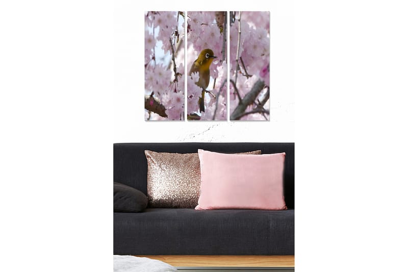 Dekorativ MDF-maleri 3-Dele 20x50 cm - Flerfarvet - Boligtilbehør - Billeder & kunst - Billeder på lærred