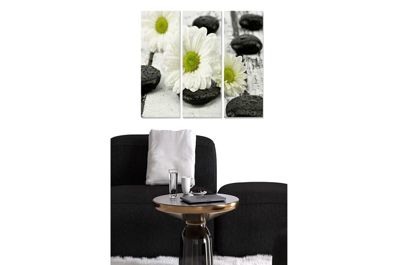 Dekorativ MDF-maleri 3-Dele 20x50 cm - Flerfarvet - Boligtilbehør - Billeder & kunst - Billeder på lærred