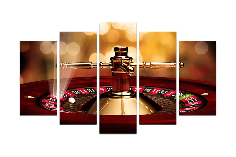 Dekorativ MDF-maleri 5-Dele 20x60 cm, Flerfarvet