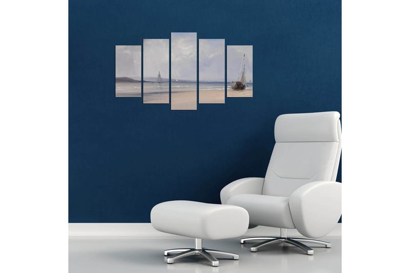 Dekorativ MDF-maleri 5-Dele 20x60 cm - Flerfarvet - Boligtilbehør - Billeder & kunst - Billeder på lærred