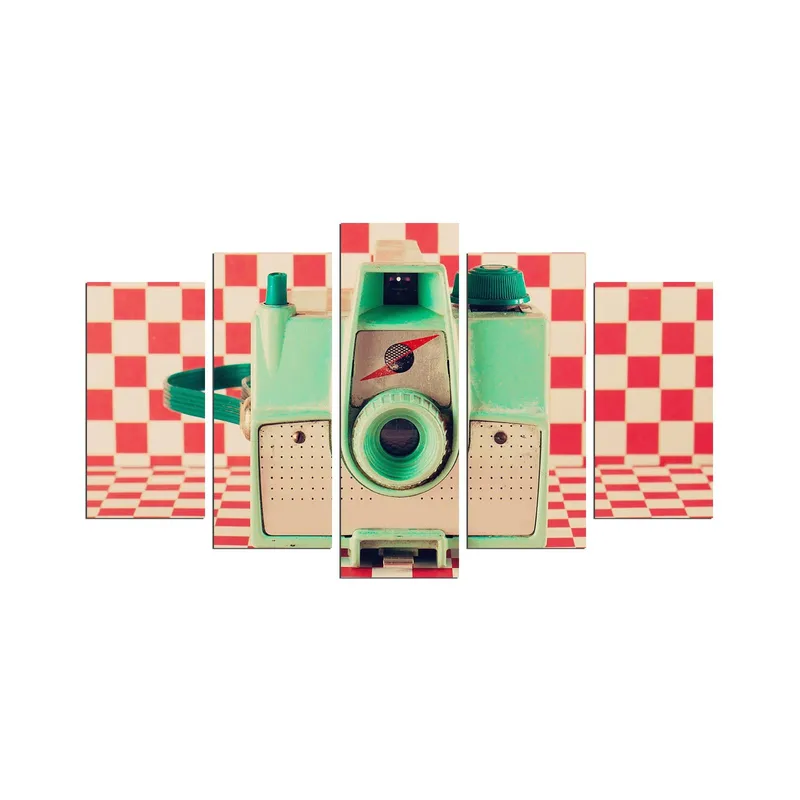 Dekorativ MDF-maleri 5-Dele 20x60 cm, Flerfarvet