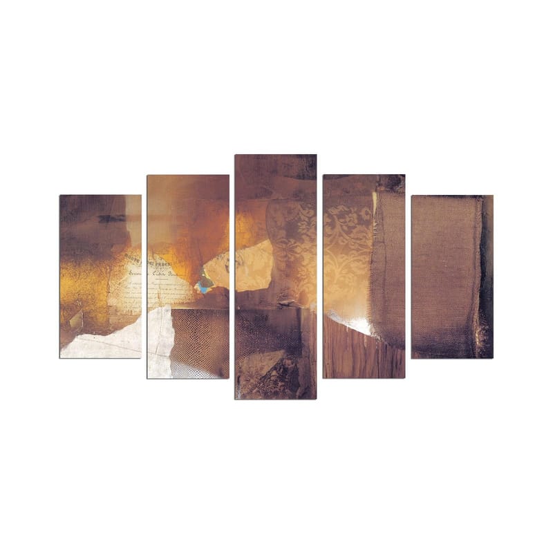 Dekorativ MDF-maleri 5-Dele 20x60 cm, Flerfarvet