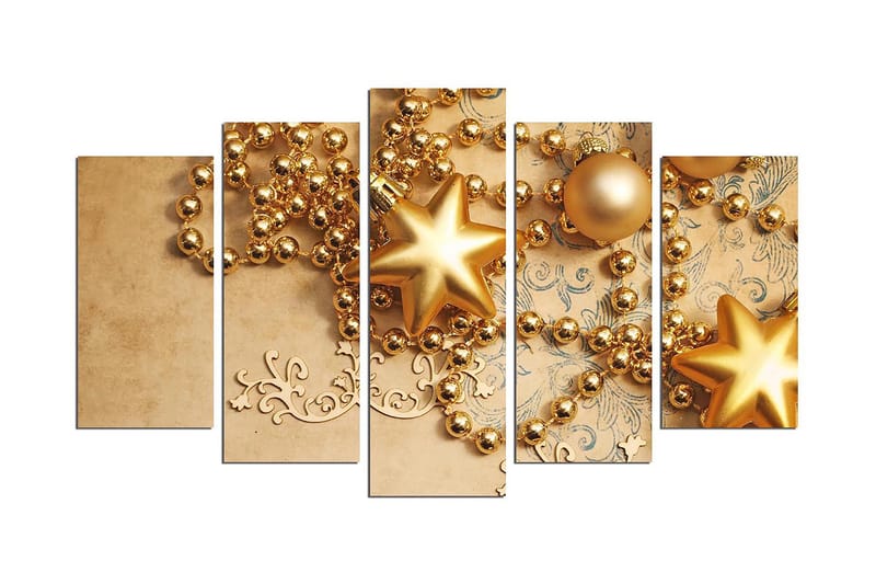 Dekorativ MDF-maleri 5-Dele 20x60 cm, Flerfarvet