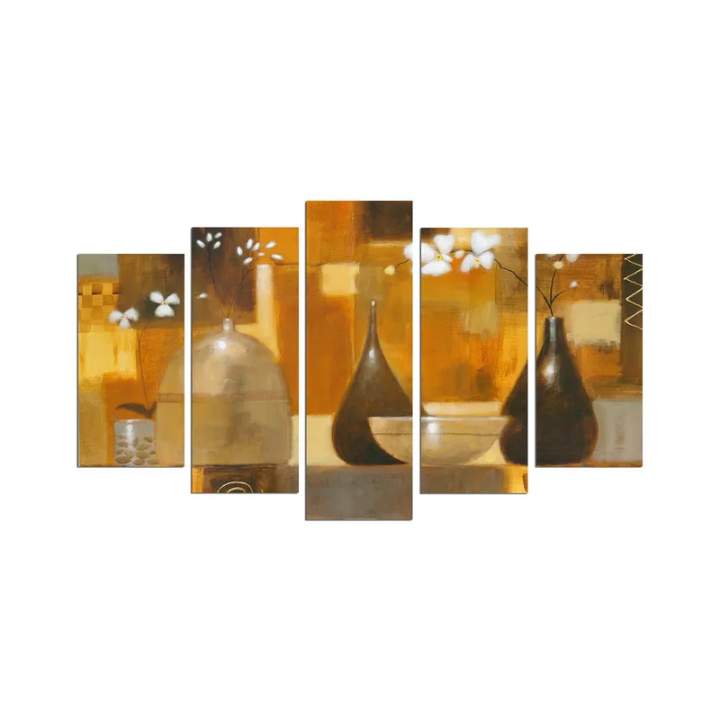 Dekorativ MDF-maleri 5-Dele 20x60 cm, Flerfarvet