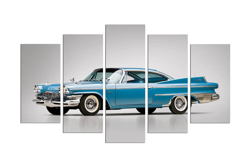 Dekorativ MDF-maleri 5-Dele 20x60 cm, Flerfarvet