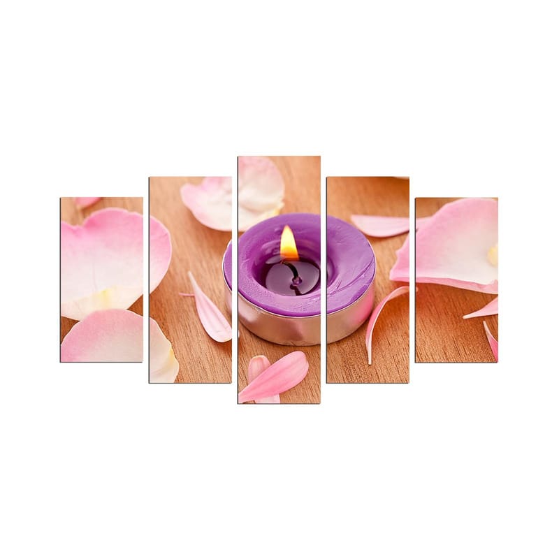 Dekorativ MDF-maleri 5-Dele 20x60 cm, Flerfarvet