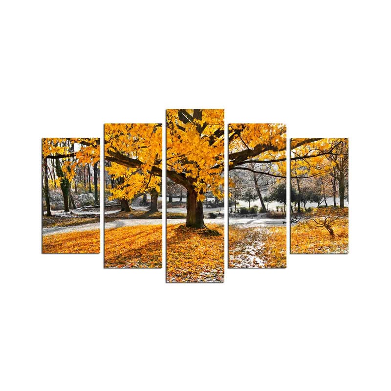 Dekorativ MDF-maleri 5-Dele 20x60 cm, Flerfarvet