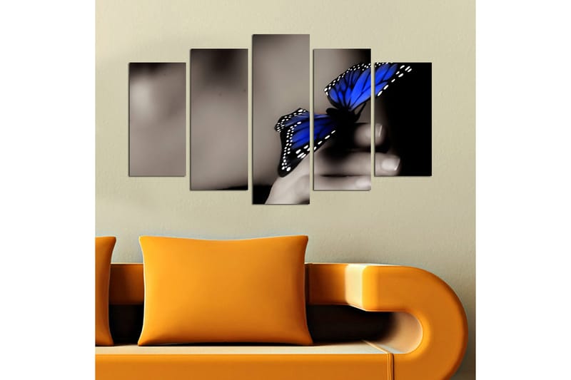 Dekorativ MDF-maleri 5-Dele 20x60 cm - Flerfarvet - Boligtilbehør - Billeder & kunst - Billeder på lærred