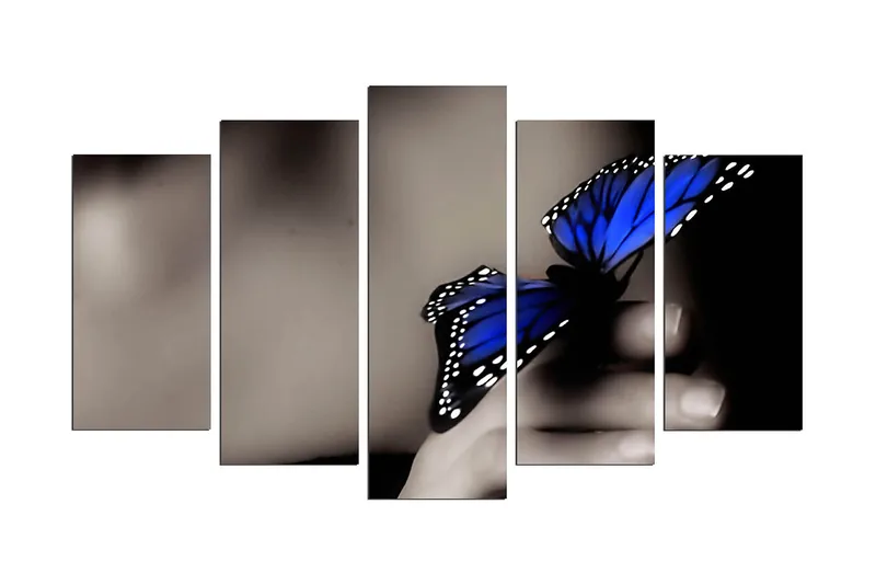 Dekorativ MDF-maleri 5-Dele 20x60 cm, Flerfarvet